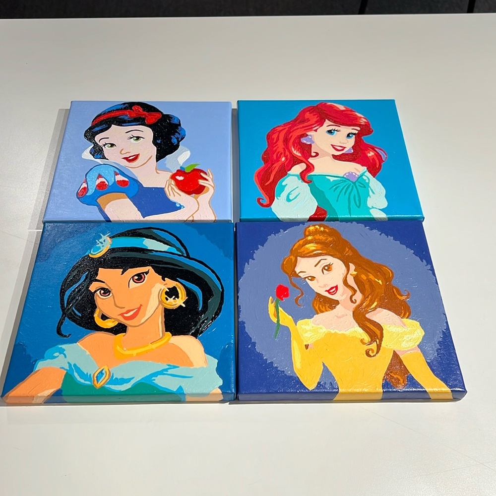 Disney Princess Paintings